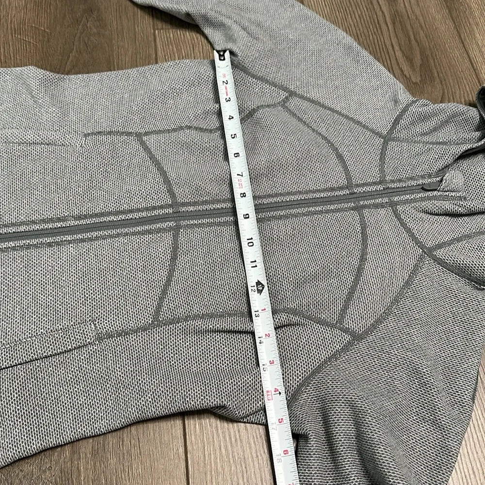 Prana Rockaway Full Zip Gray Texture Hoodie Jacket Size Small - Picture 9 of 12